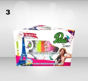 Paris Tower Red & Green