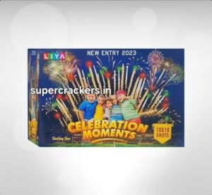 10X10 Sizziling Shots - Spreads out multiple Colour crackling stars