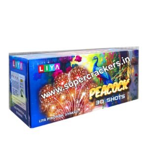 30 Peacock Shots - Spreads out multiple Colour stars